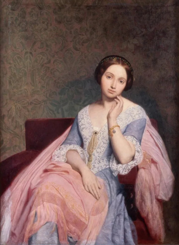 Portrait of Baron Nathaniel de Rothschild - Ary Scheffer