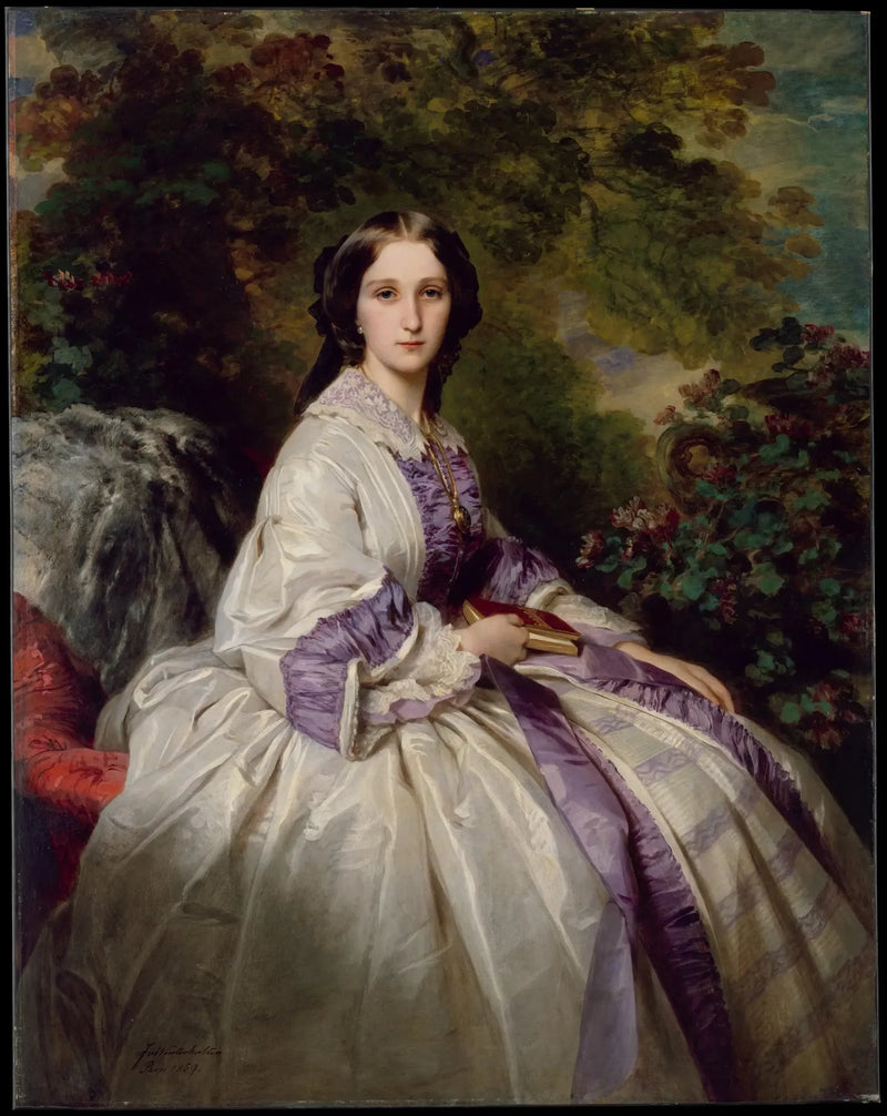 Portrait of Countess Alexandre Nikolaïevitch Lamsdorff - Franz Xaver Winterhalter