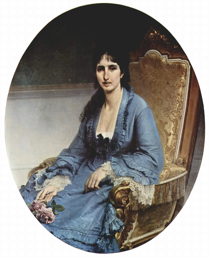 Portrait of Countess Antonietta Negroni Prati Morosini - Francesco Hayez