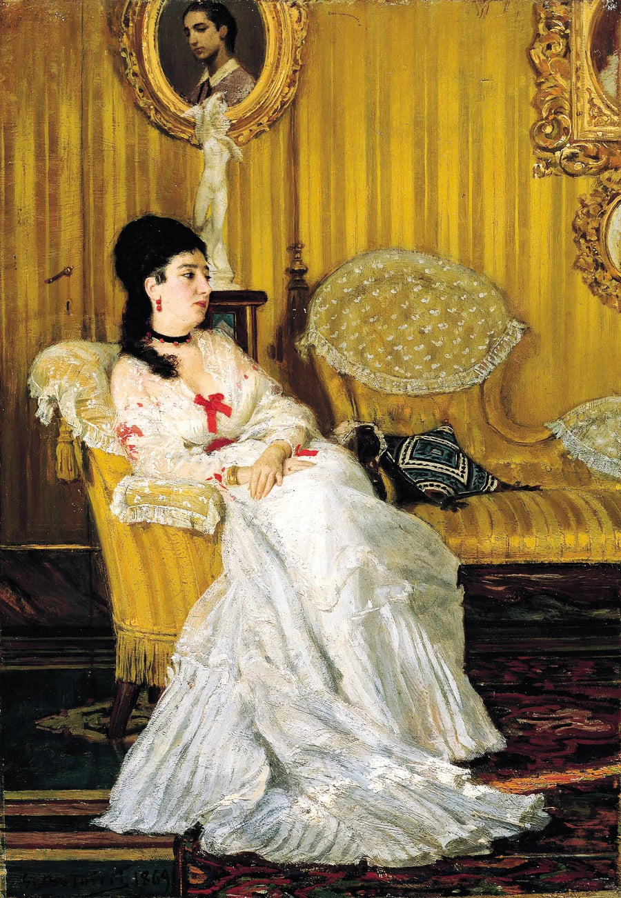 Portrait of Countess Carlotta Aloisi Papudoff - Giovanni Boldini