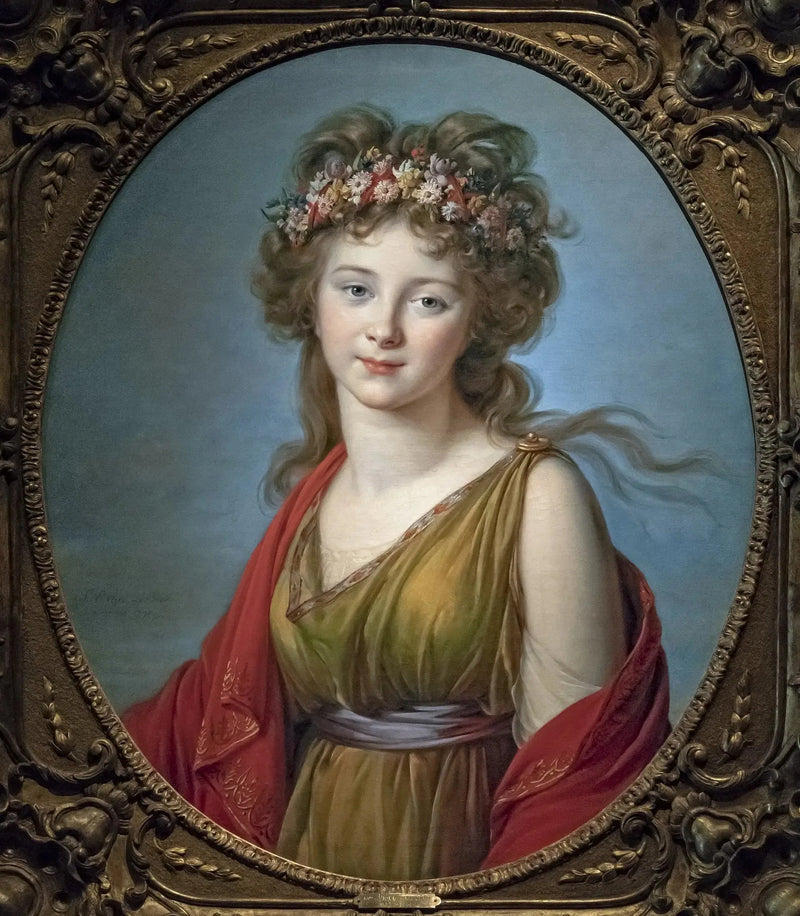 Portrait of Countess Kagenek as Flora - Élisabeth Vigeé Le Brun