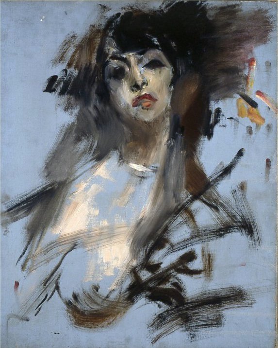 Portrait of Countess Saffo Zuccoli - Giovanni Boldini