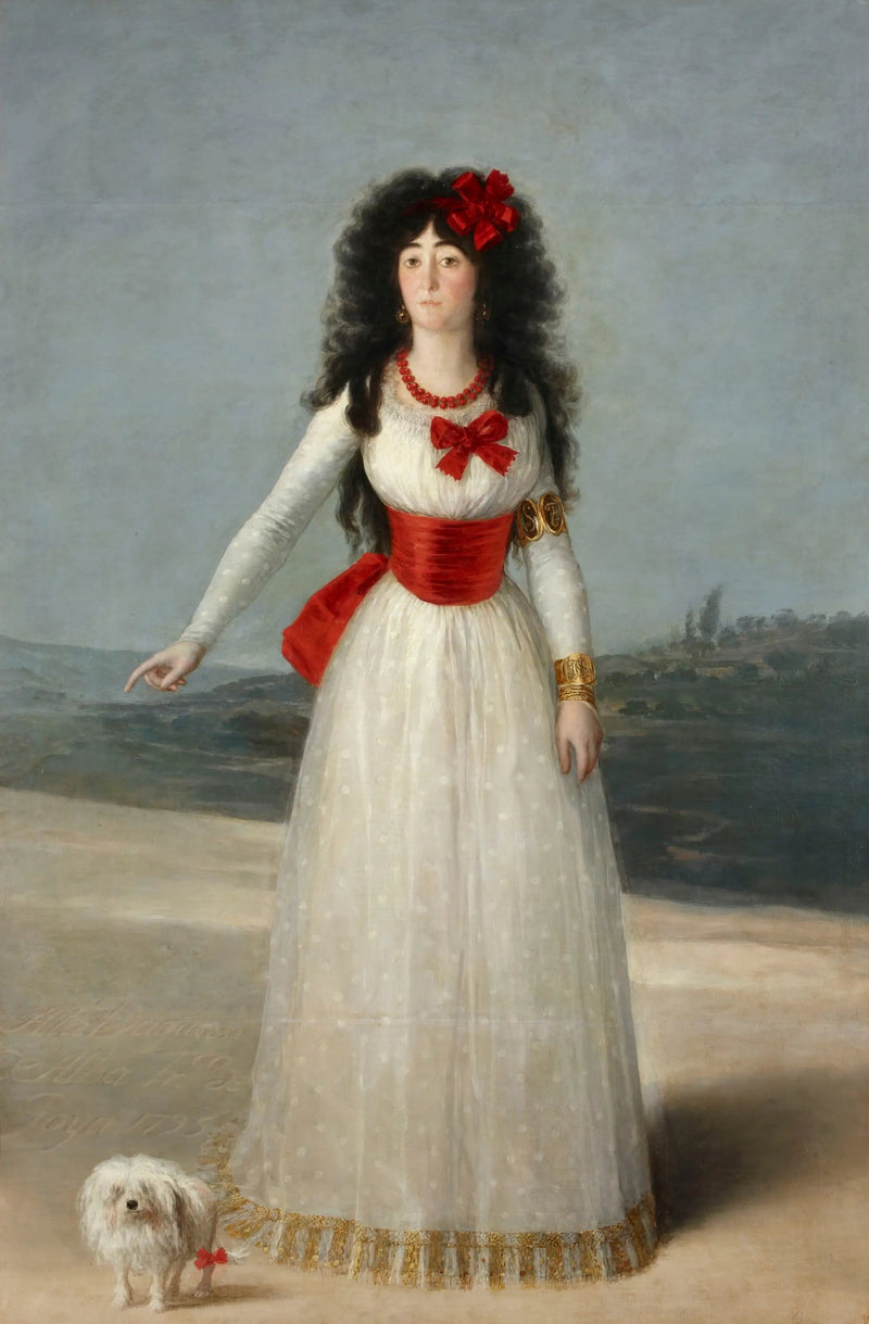 portrait of the Duchess of Alba - Francisco de Goya
