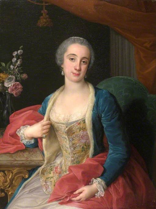 Portrait of the Duchess Sforza Cesarini (deceased in 1765) - Pompeo Batoni