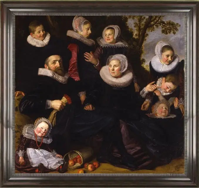 Portrait de la famille Van Campen dans un paysage (fragment à gauche) - Frans Hals - Alpha Reproduction