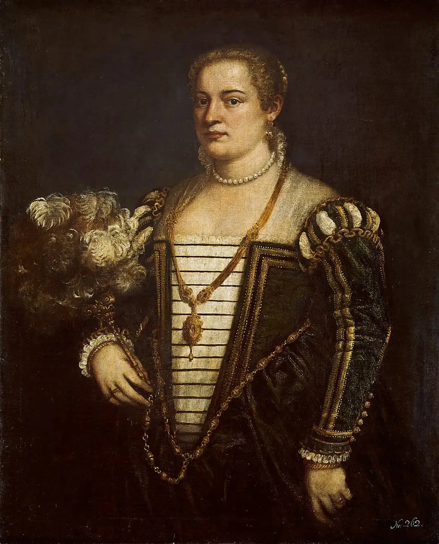 Portrait of the artist's daughter, Lavinia - Titian