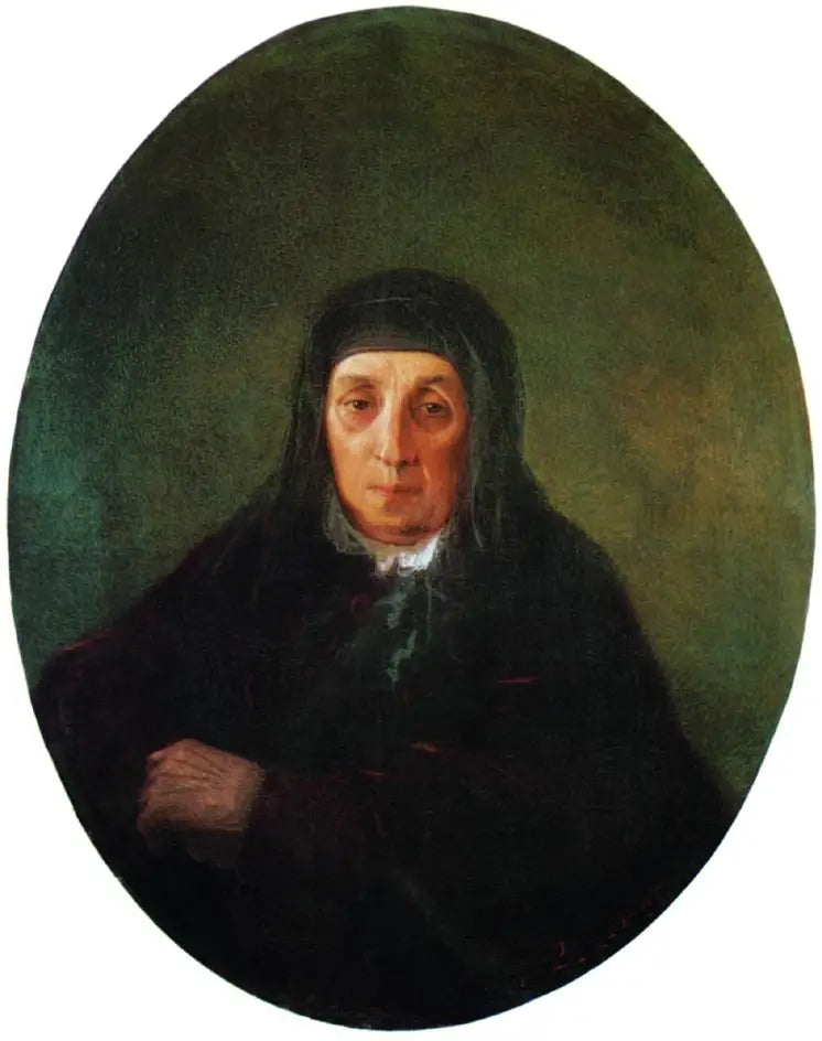 Portrait of the painter Ashhen's grandmother - Ivan Aïvazovski