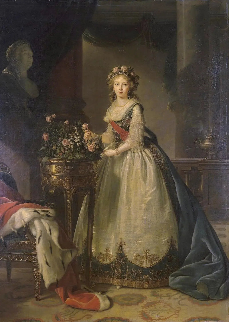 Portrait of Grand Duchess Elizaveta Alexeyevna - Élisabeth Vigée Le Brun