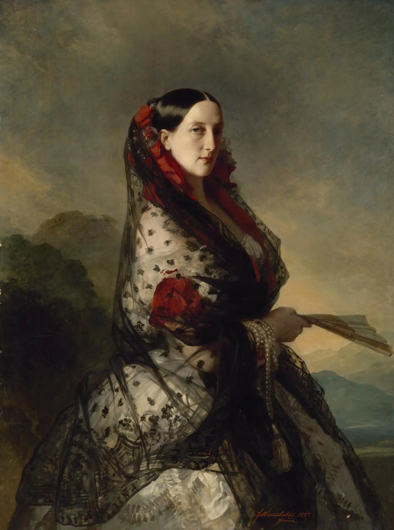 Portrait of Grand Duchess Maria Nikolaïevna - Franz Xaver Winterhalter