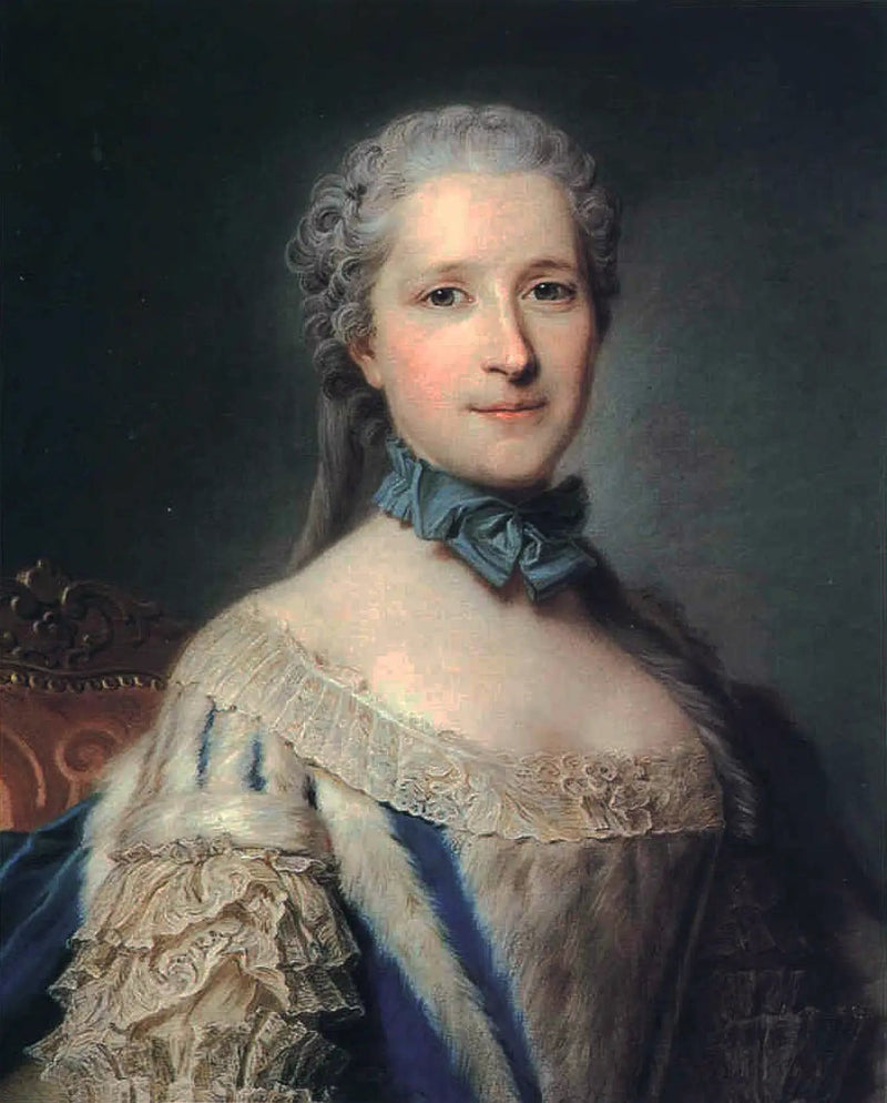 Portrait of the Maréchale de Belle-Isle - Maurice-Quentin de La Tour