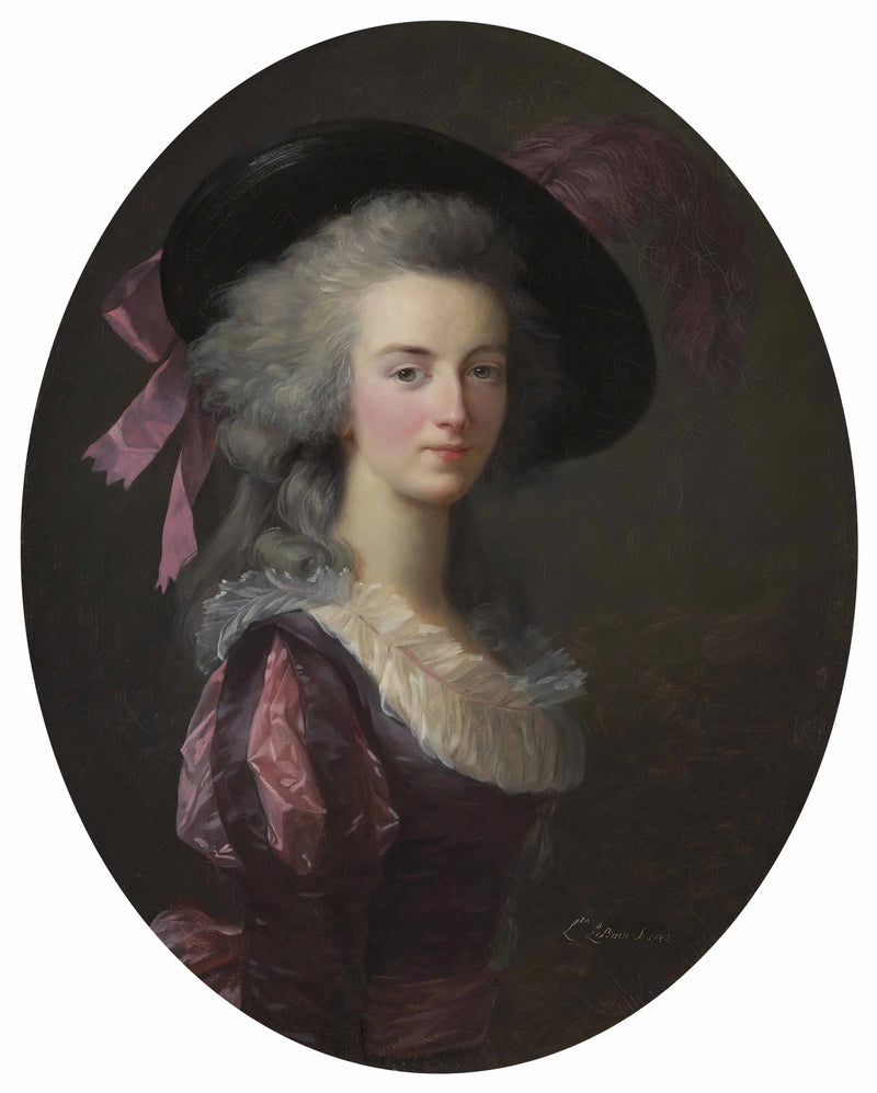 Portrait of La Maréchale-Comtesse de Mailly, née Blanche Charlotte Marie Félicité de Narbonne Pelet - Élisabeth Vigeé Le Brun