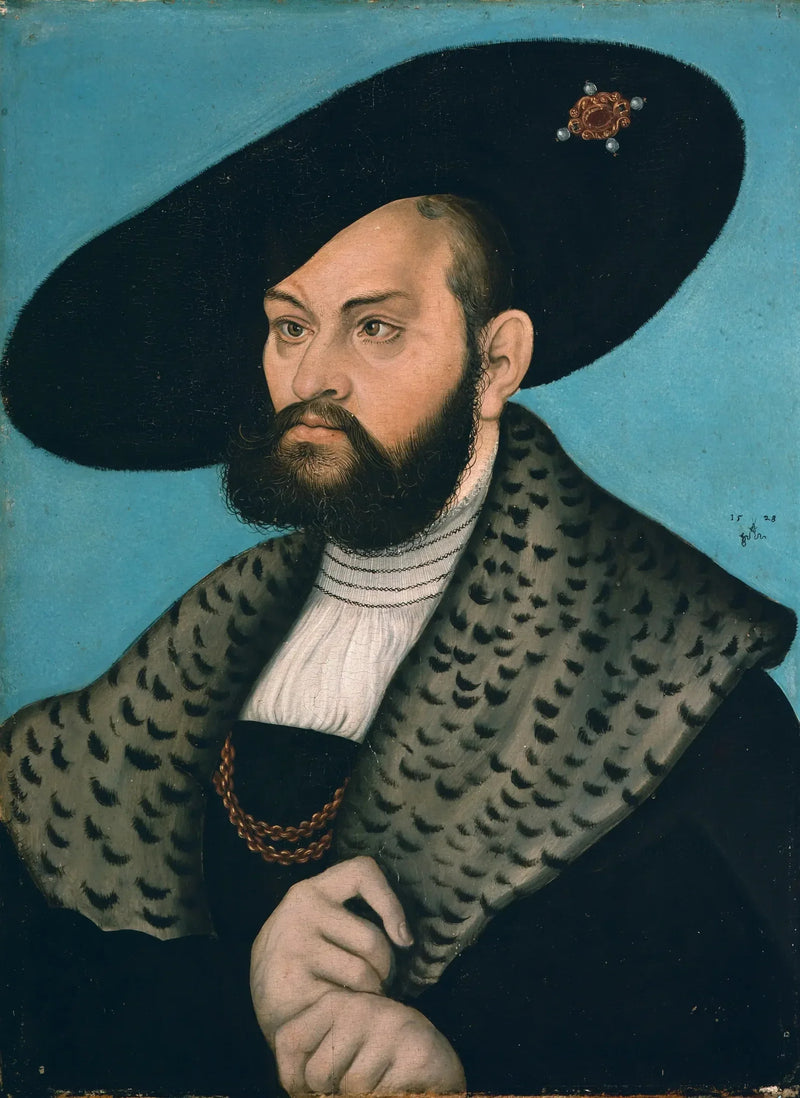 Portrait of Margravine Albert of Brandenburg-Ansbach, Duke of Prussia - Lucas Cranach the Elder