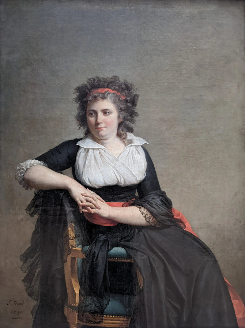 Portrait of the Marquise d'Orvilliers - Jacques-Louis David