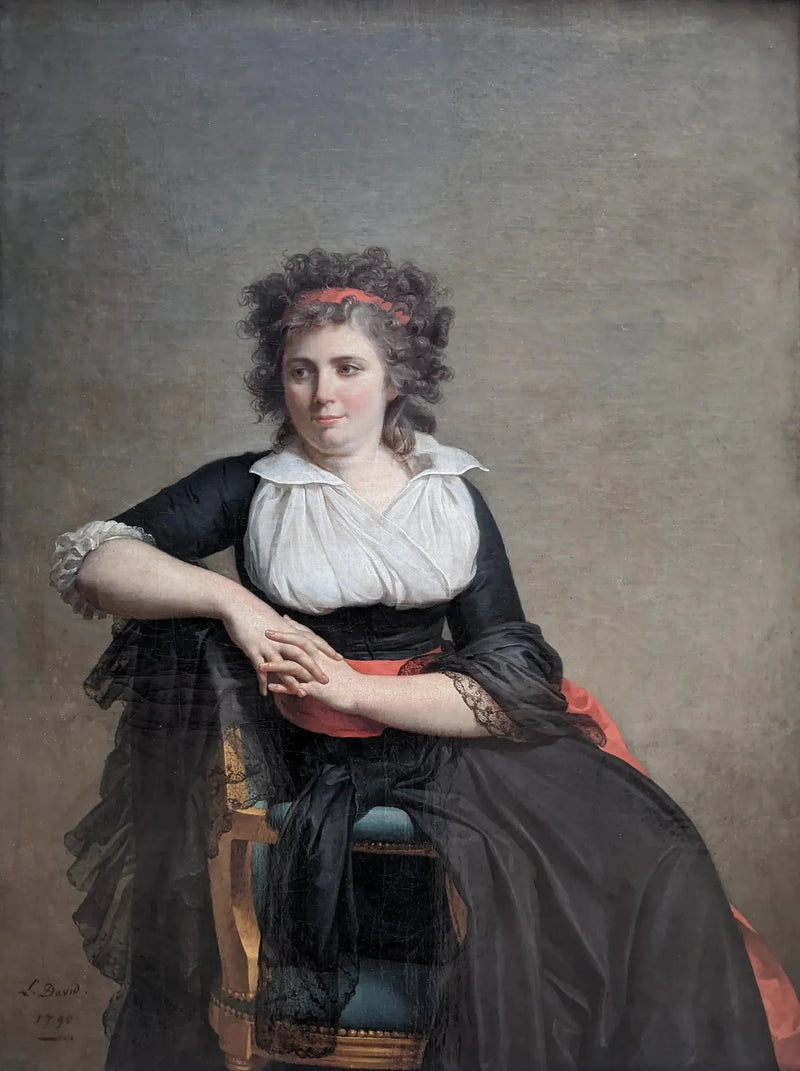 Portrait of the Marquise d'Orvilliers - Jacques-Louis David