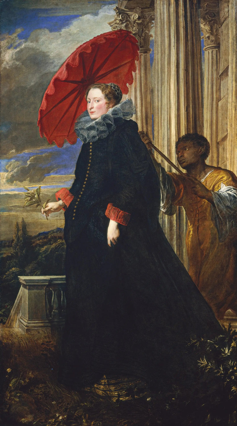 Portrait of the Marquise Elena Grimaldi Cattaneo - Antoine van Dyck