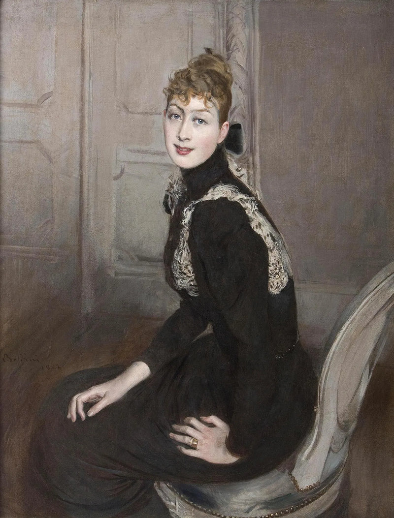 Portrait of the Marquise Franzoni - Giovanni Boldini