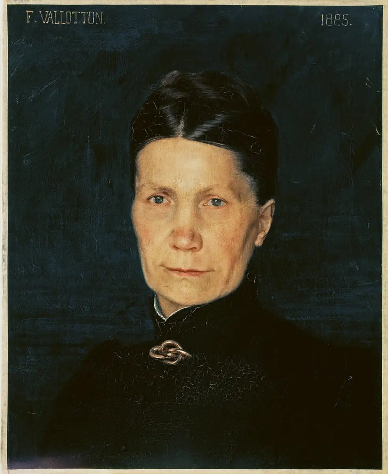 Portrait of the artist's mother - Félix Vallotton