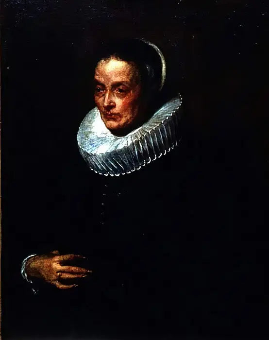 Portrait of Suttermans' Mother - Antoine van Dyck