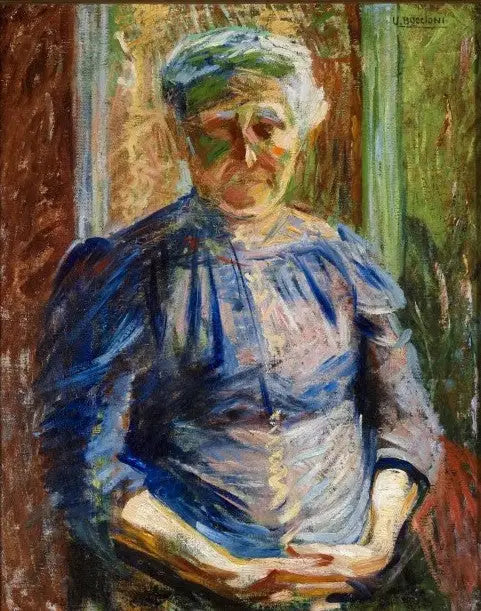 Portrait of the Mother - Umberto Boccioni