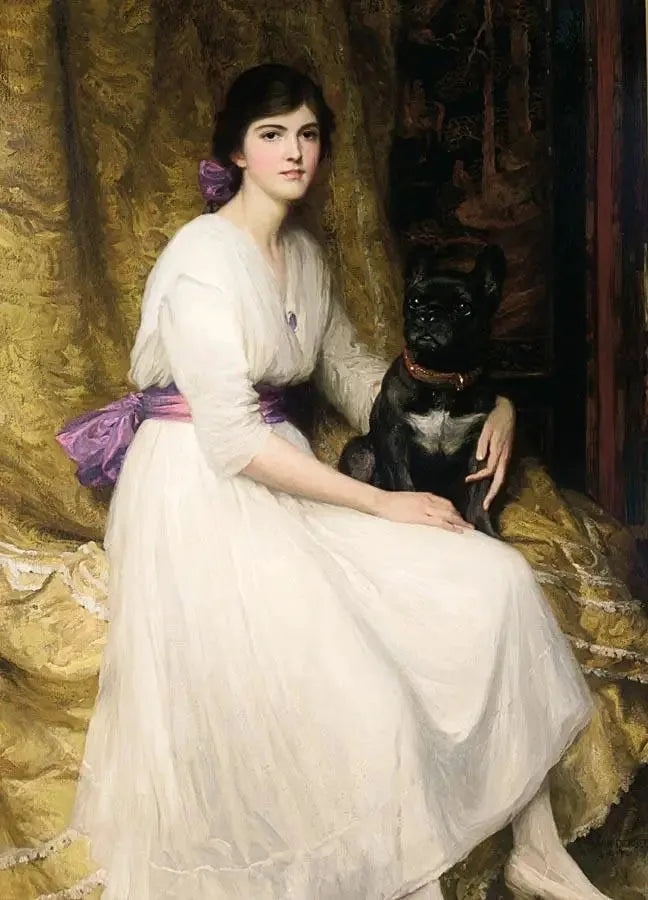 Portrait of the artist's niece, Dorothy - Frank Bernard Dicksee