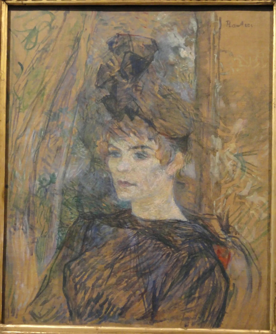 Portrait of the Painter Suzanne Valadon - Henri de Toulouse-Lautrec