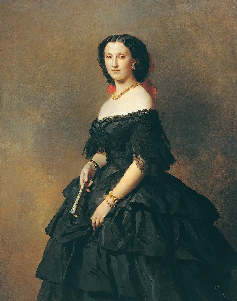 Portrait of Princess Elisabeth Alexandrovna Baryatinskaya - Franz Xaver Winterhalter