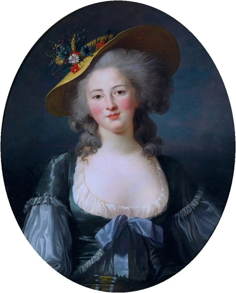 Portrait of Princess Élisabeth of France, sister of Louis XVI - Élisabeth Vigeé Le Brun