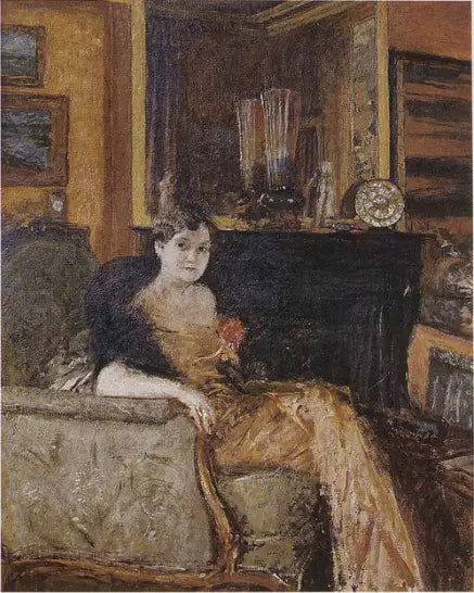 Portrait of Princess Elizabeth Bibesco, seated - Édouard Vuillard
