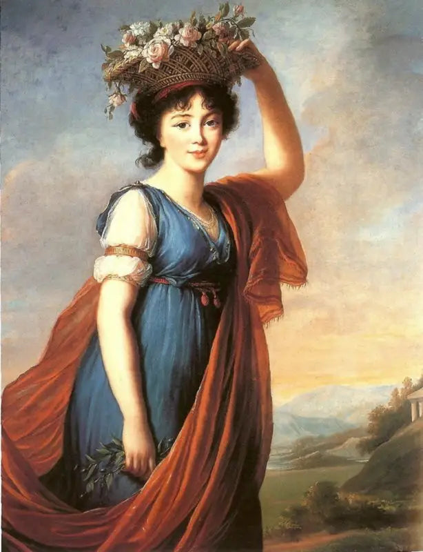 Portrait of Princess Eudocia Ivanovna Galitzine, née Izmailov, en Flore - Élisabeth Vigeé Le Brun