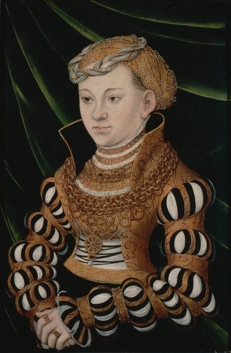 Portrait of Princess Marguerite of Saxony - Lucas Cranach the Elder