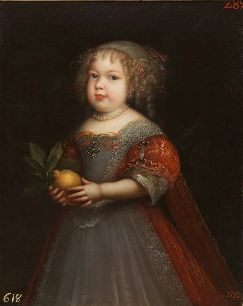 Portrait of Princess Marie-Thérèse of France (1667-1672) - Jean Nocret