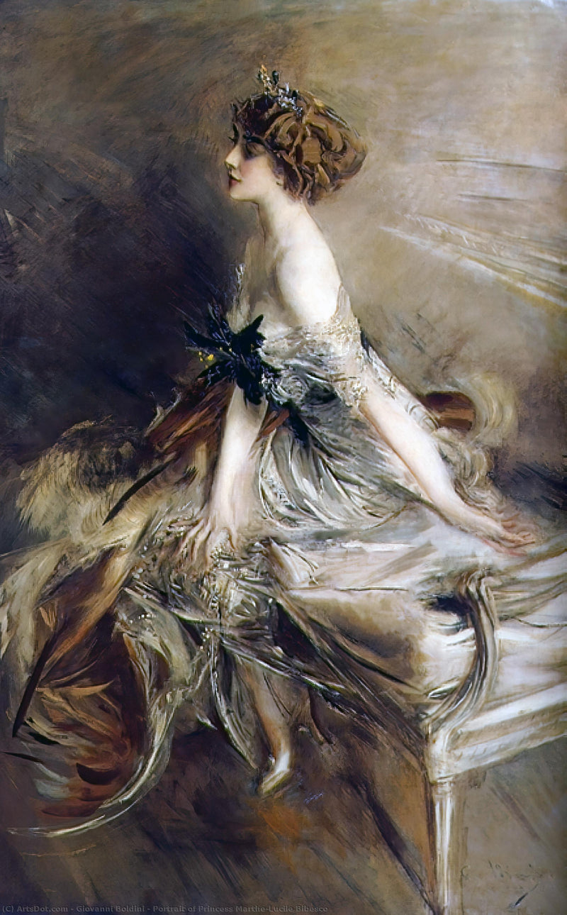 Portrait of Princess Marthe-Lucile Bibesco - Giovanni Boldini