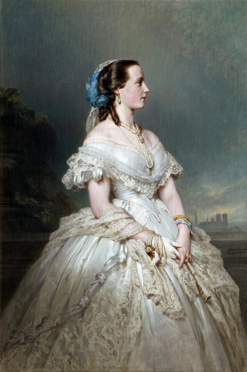Portrait of Queen Marie Henriette - Franz Xaver Winterhalter