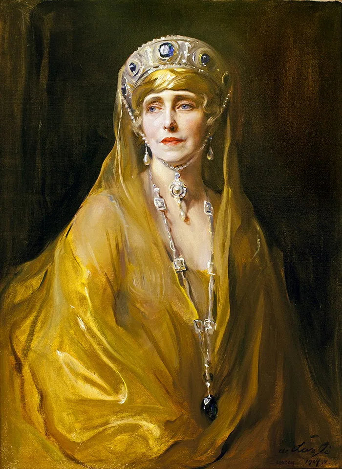 Portrait of Queen Mary - Philip de László