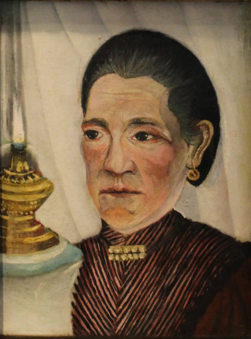 Portrait of Rousseau's Second Wife - Henri Rousseau