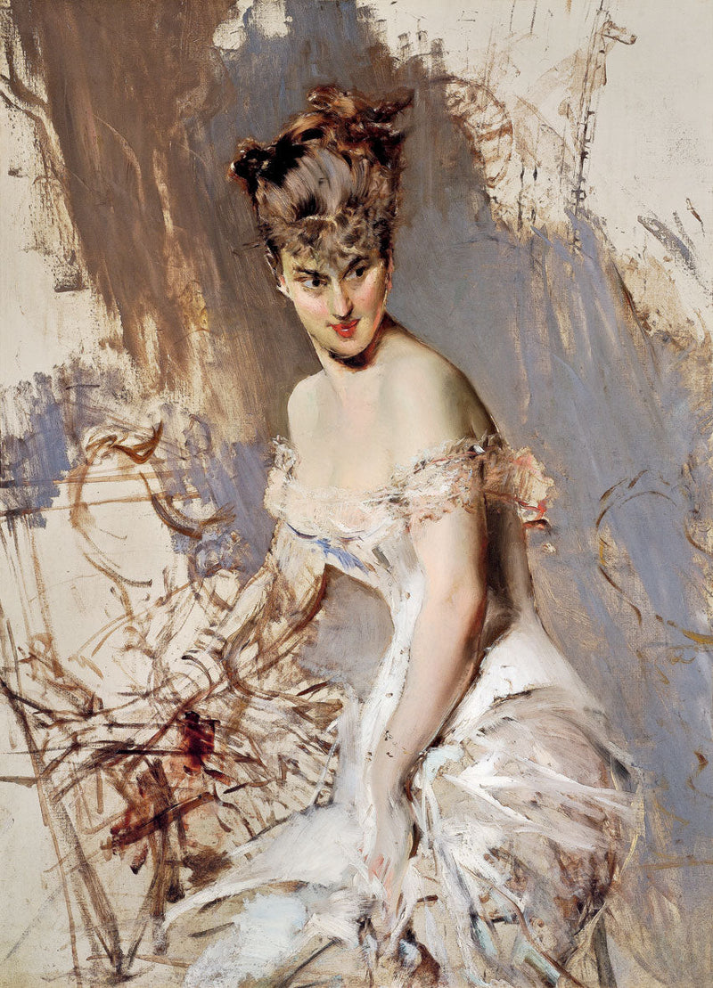 Portrait of the actress Alice Regnault - Giovanni Boldini