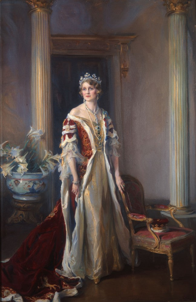 Portrait of Lady Helen Percy, Dowager Duchess of Northumberland - Philip de László
