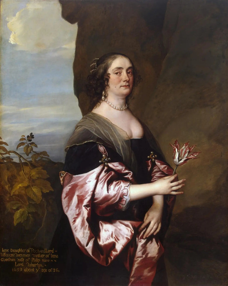Portrait of Lady Jane Goodwin - Antoine van Dyck