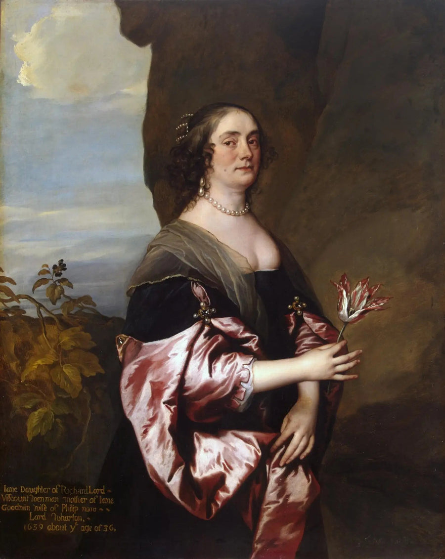 Portrait of Lady Jane Goodwin - Antoine van Dyck