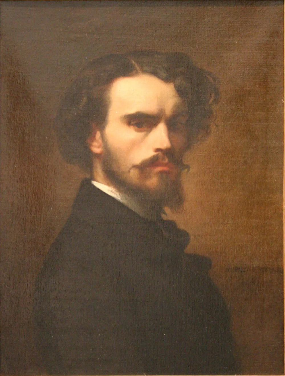 Portrait de l’artiste par lui-même à 29 ans - Alexandre Cabanel - Alpha Reproduction