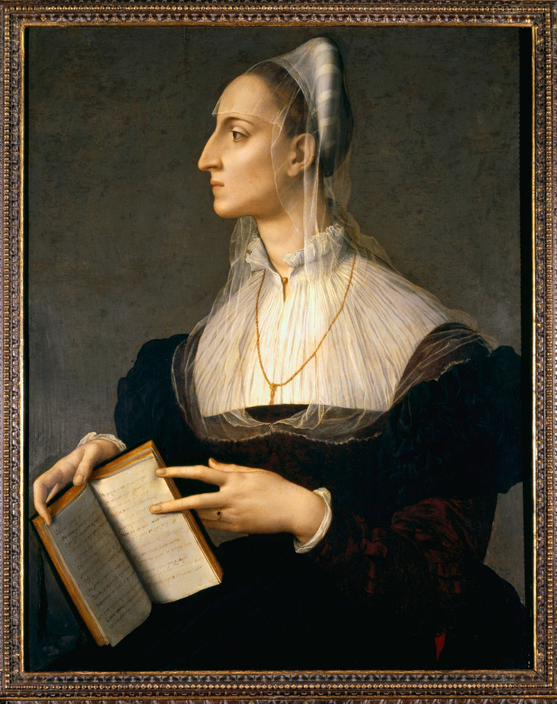 Portrait of Laura Battiferri - Bronzino
