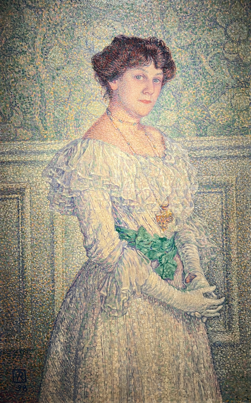 Portrait of Laure Fl�� - The��o van Rysselberghe