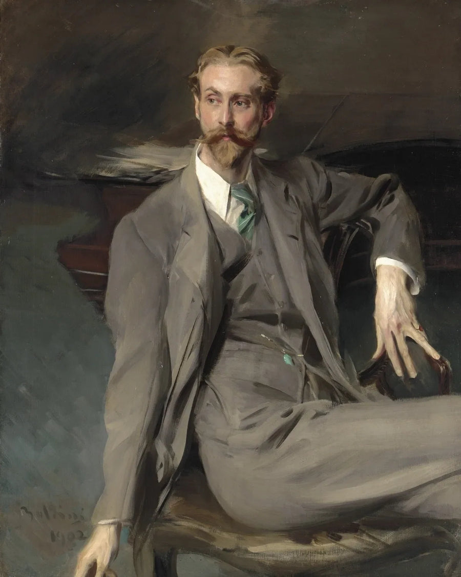 Portrait of Lawrence Alexander Harrison - Giovanni Boldini