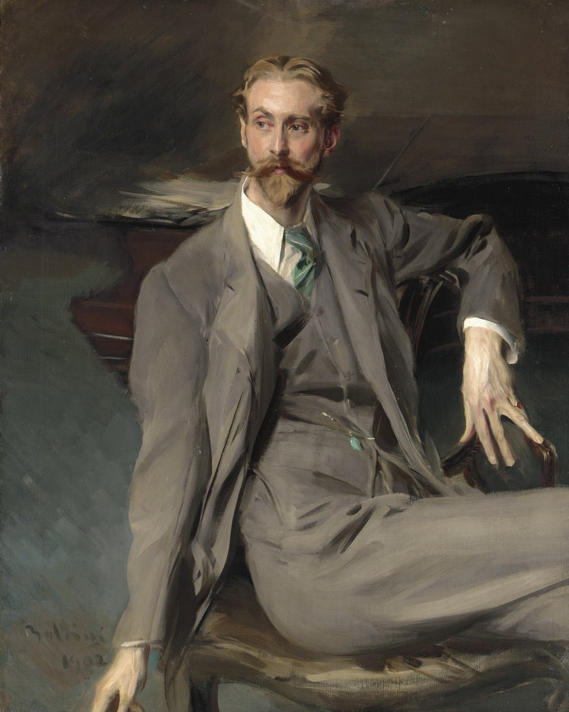 Portrait of Lawrence Alexander Harrison - Giovanni Boldini