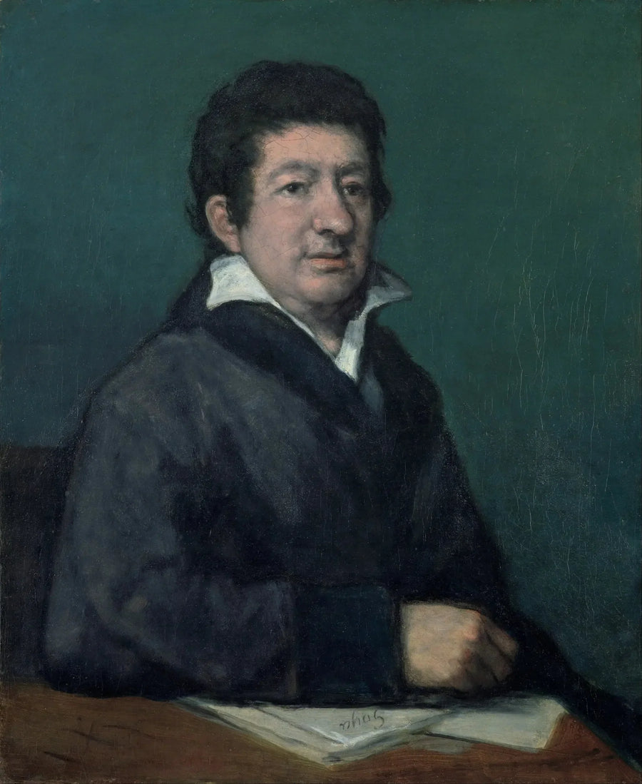 Portrait of Leandro Fernández de Moratín (1824) - Francisco de Goya