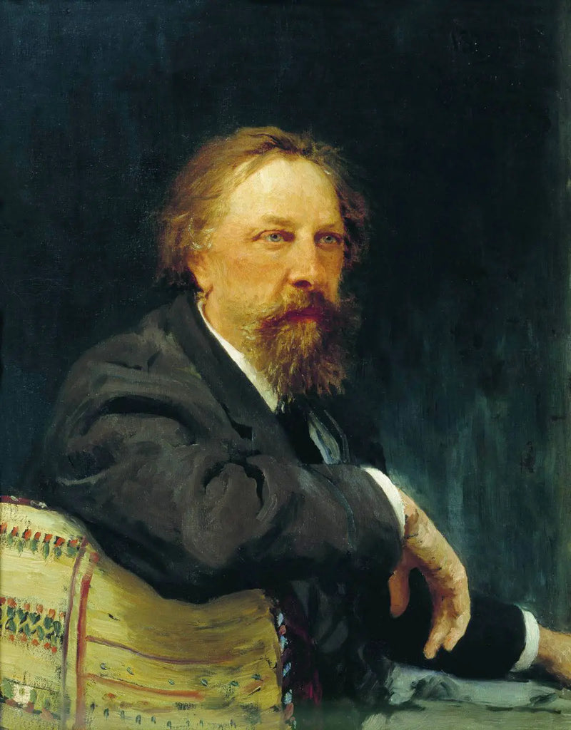 Portrait of the Writer Alexei Konstantinovitch Tolstoy - Ilya Repin