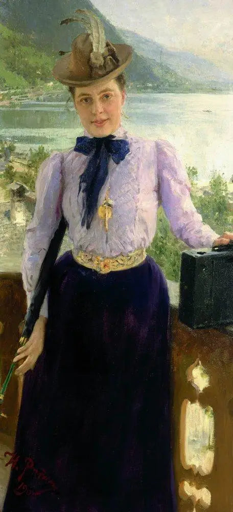Portrait of the writer Natalia Borisovna Nordman-Severova - Ilya Repin