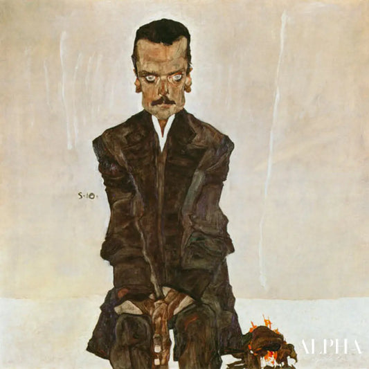 Portrait de l'éditeur Eduard Kosmack - Egon Schiele - Reproductions de tableaux et peintures haut de gamme