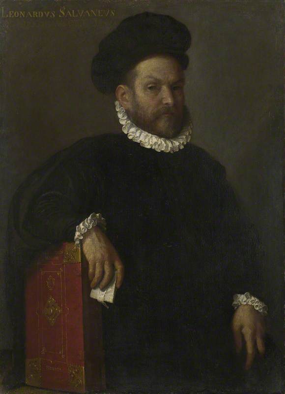 Portrait of Leonardo Salvagno (?) - Giovanni Battista Moroni