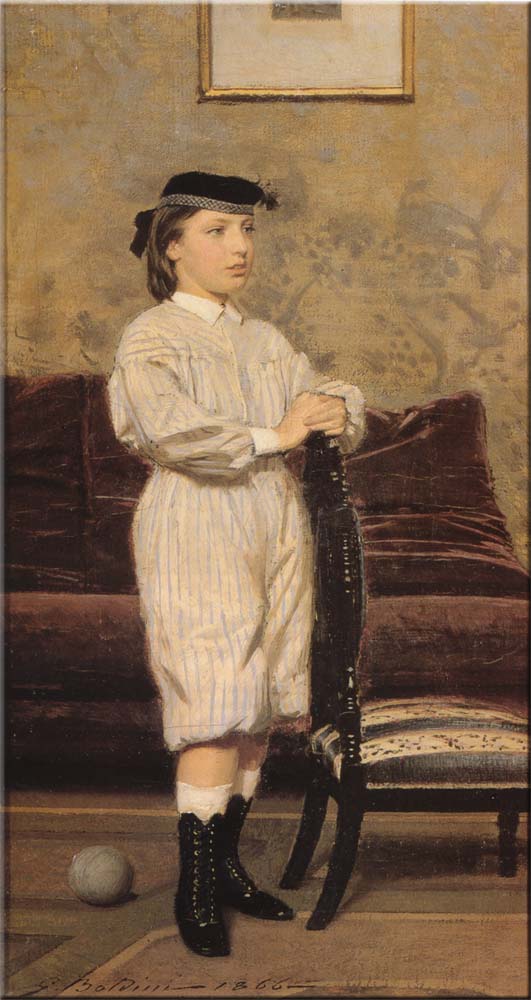 Portrait of Leonetto Banti - Giovanni Boldini